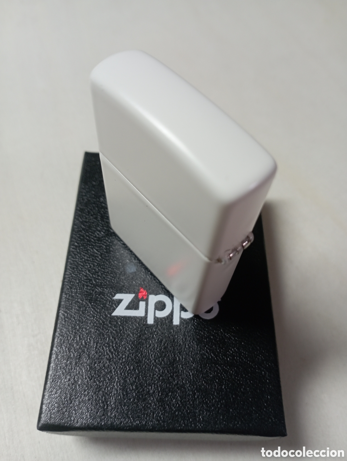 Coleccionismo: Zippo Blanco MARLBORO - Foto 4