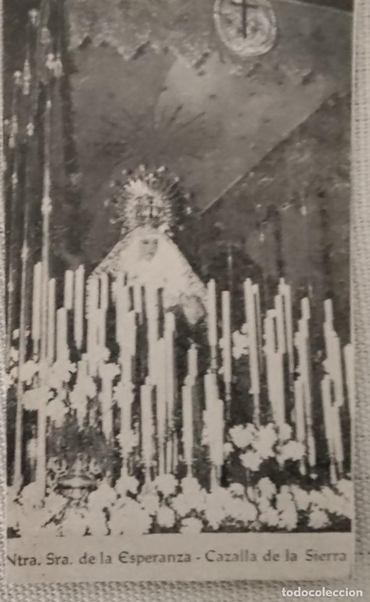 Coleccionismo: SEMANA SANTA SEVILLA,1970, NTRA. SRA. DE LA ESPERANZA, CAZALLA DE LA SIERRA, RETAL PUBLICACION, 6X10