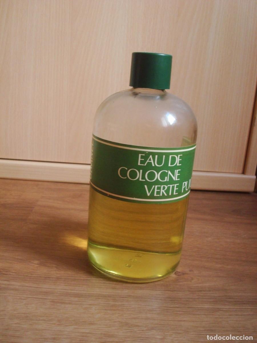 Coleccionismo: Eau de Cologne Verte Puig (botella 1 litro) Vintage