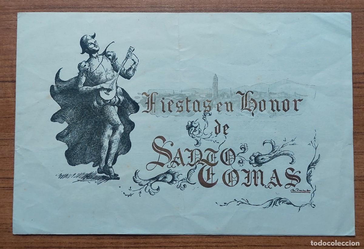 Colecionismo: REUS FIESTAS EN HONOR DE SANTO TOMAS 1948 TUNO