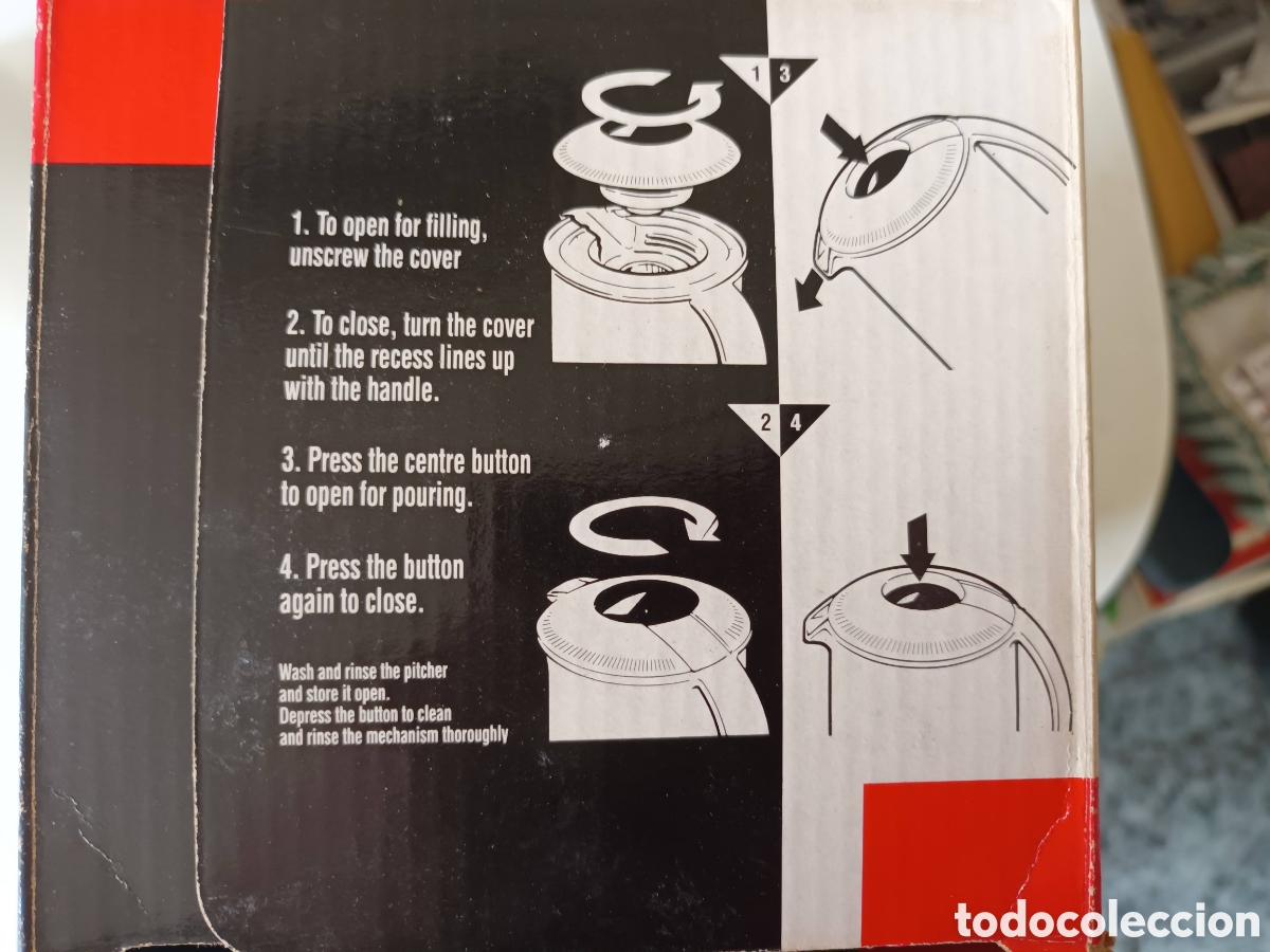 Coleccionismo: Jarra t&eacute;rmica vintage Tupperware 1L - Foto 2