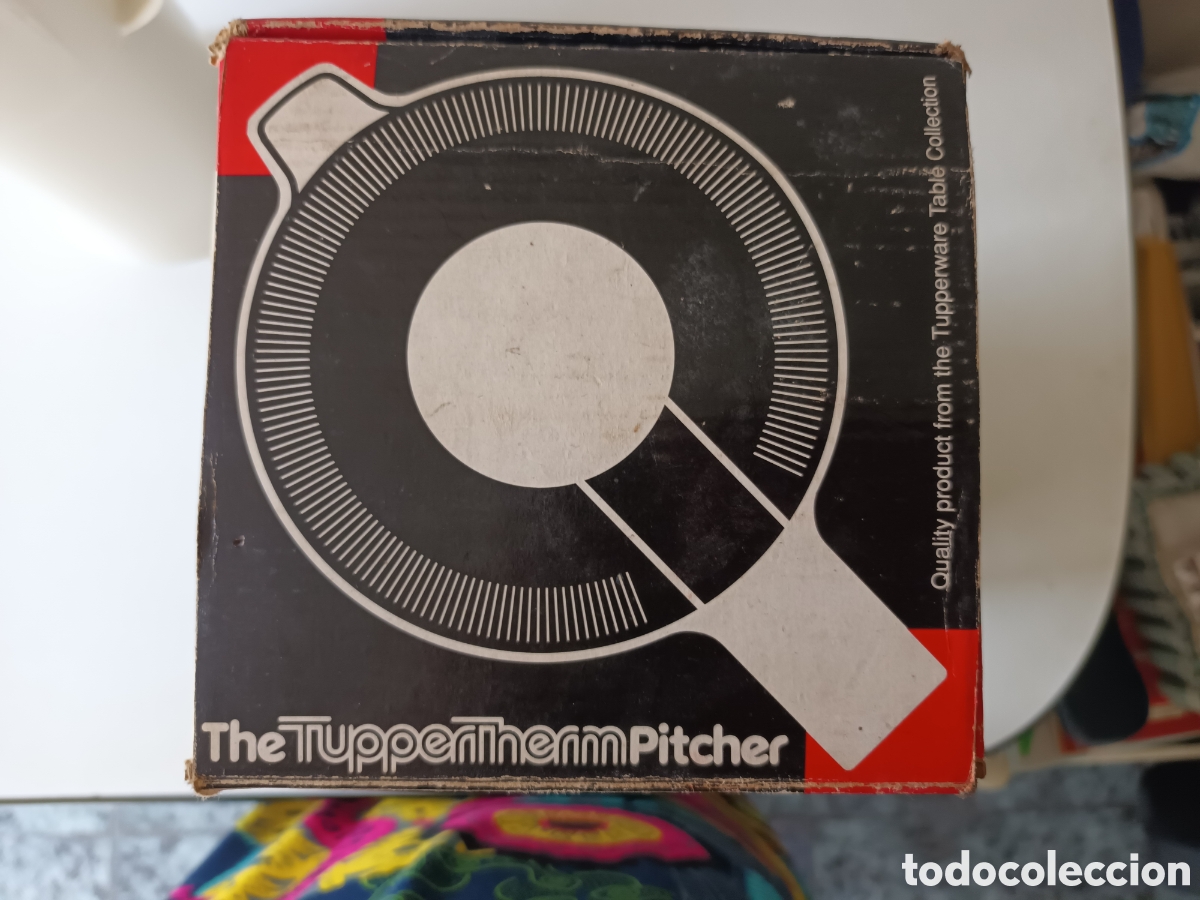 Coleccionismo: Jarra t&eacute;rmica vintage Tupperware 1L - Foto 3