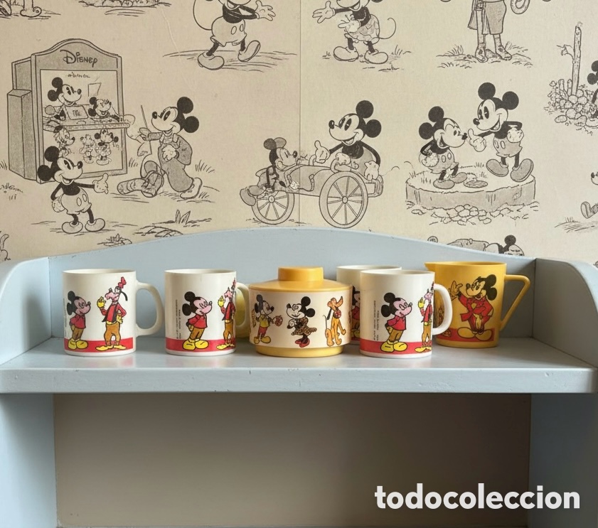 Coleccionismo: Juguetes Tazas Disney vintage italianas