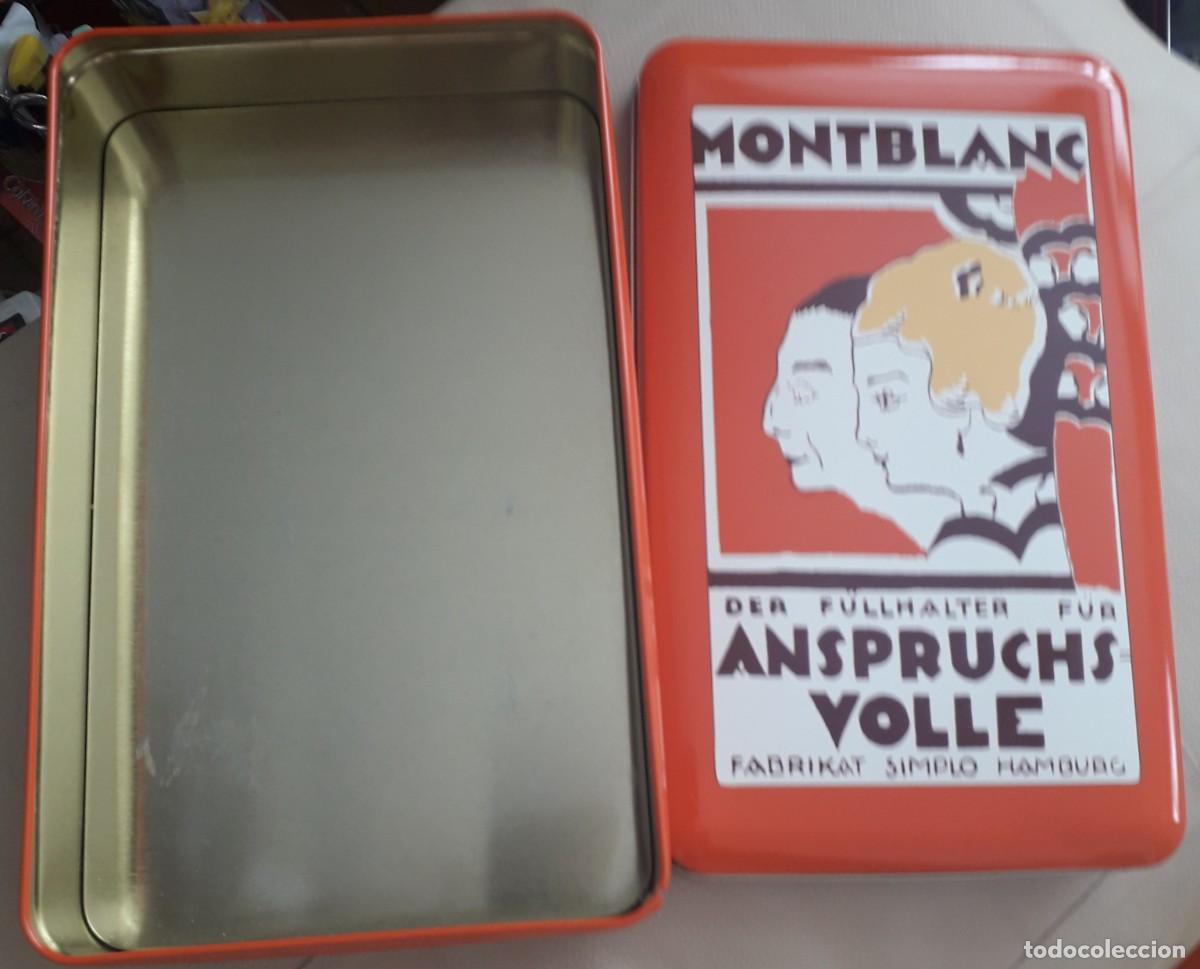Coleccionismo: Caja met&aacute;lica Montblanc. Colecci&oacute;n.