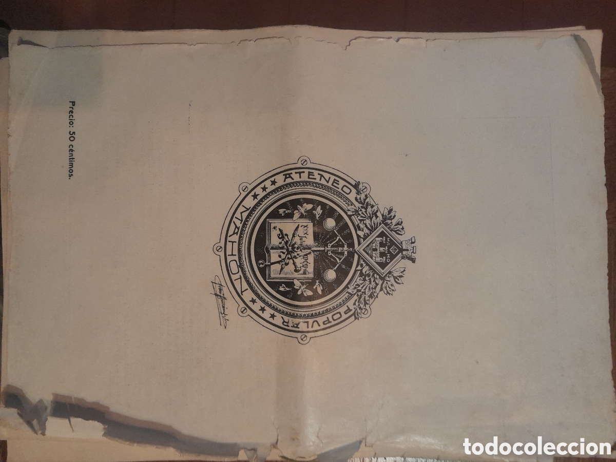 Coleccionismo: Ateneo de Mahon 1909. Menorca_Italia - Foto 9