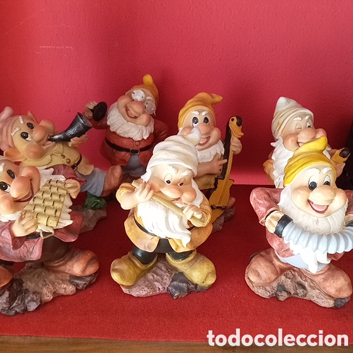 Coleccionismo: SIETE ENANITOS DE DECORACI&Oacute;N - Foto 4