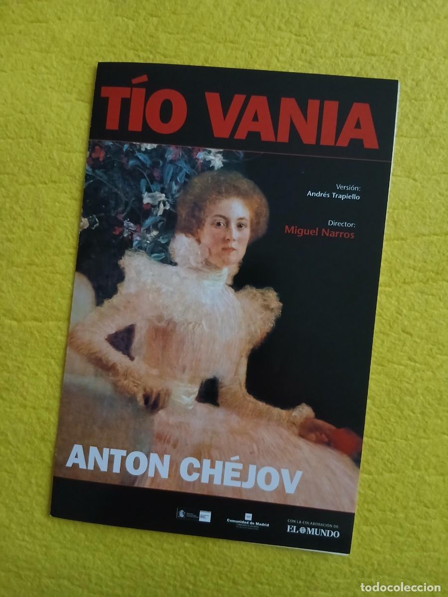 Coleccionismo: PROGRAMA DE TEATRO - T&Iacute;O VANIA - Berta Riaza, Ferm&iacute; Reixach, Nuria Gallardo, &hellip;