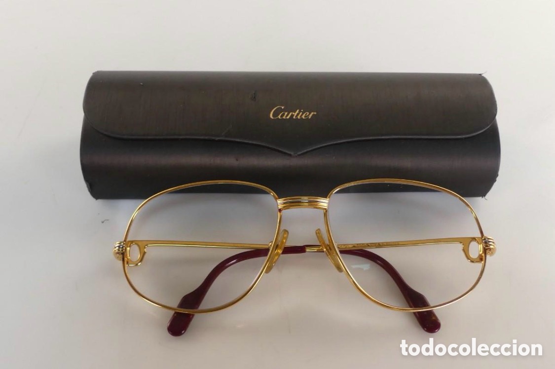 Coleccionismo: Gafas Cartier Vendome Trinity Vintage Oro