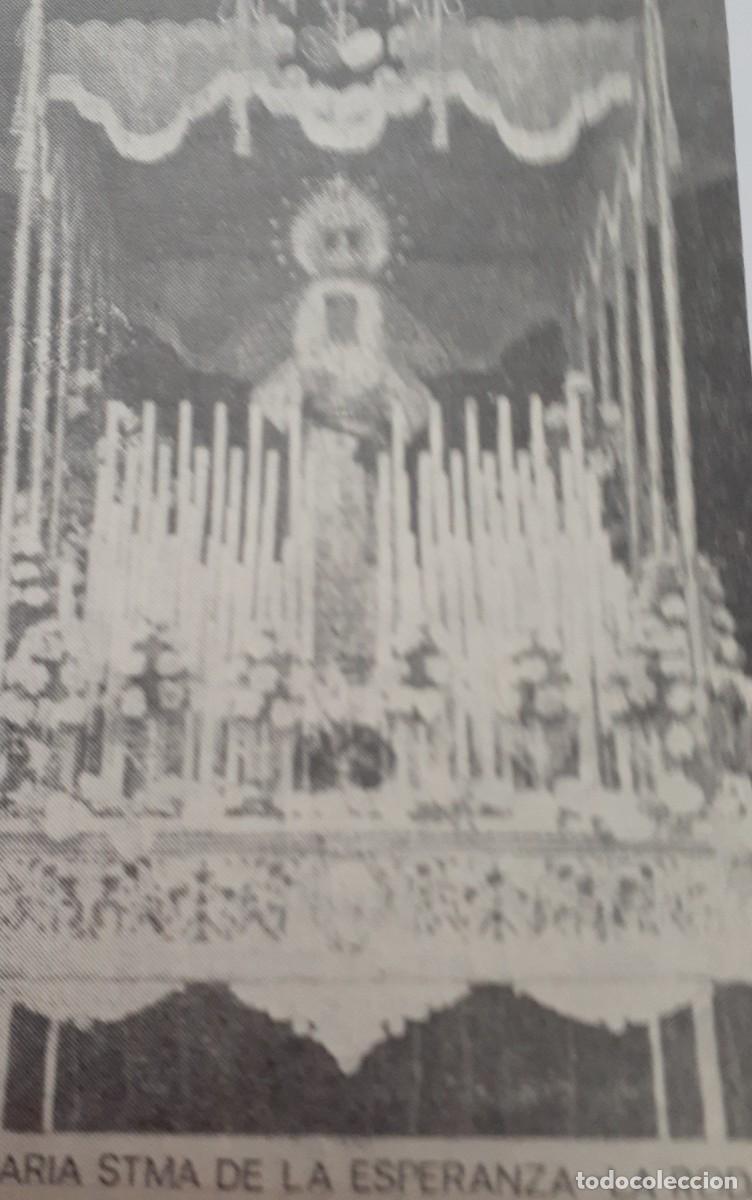 Coleccionismo: SEMANA SANTA LA RODA,1970, MAR&Iacute;A STMA. DEL ESPERANZA, RETAL PUBLICACION, 6X10 CM. APR