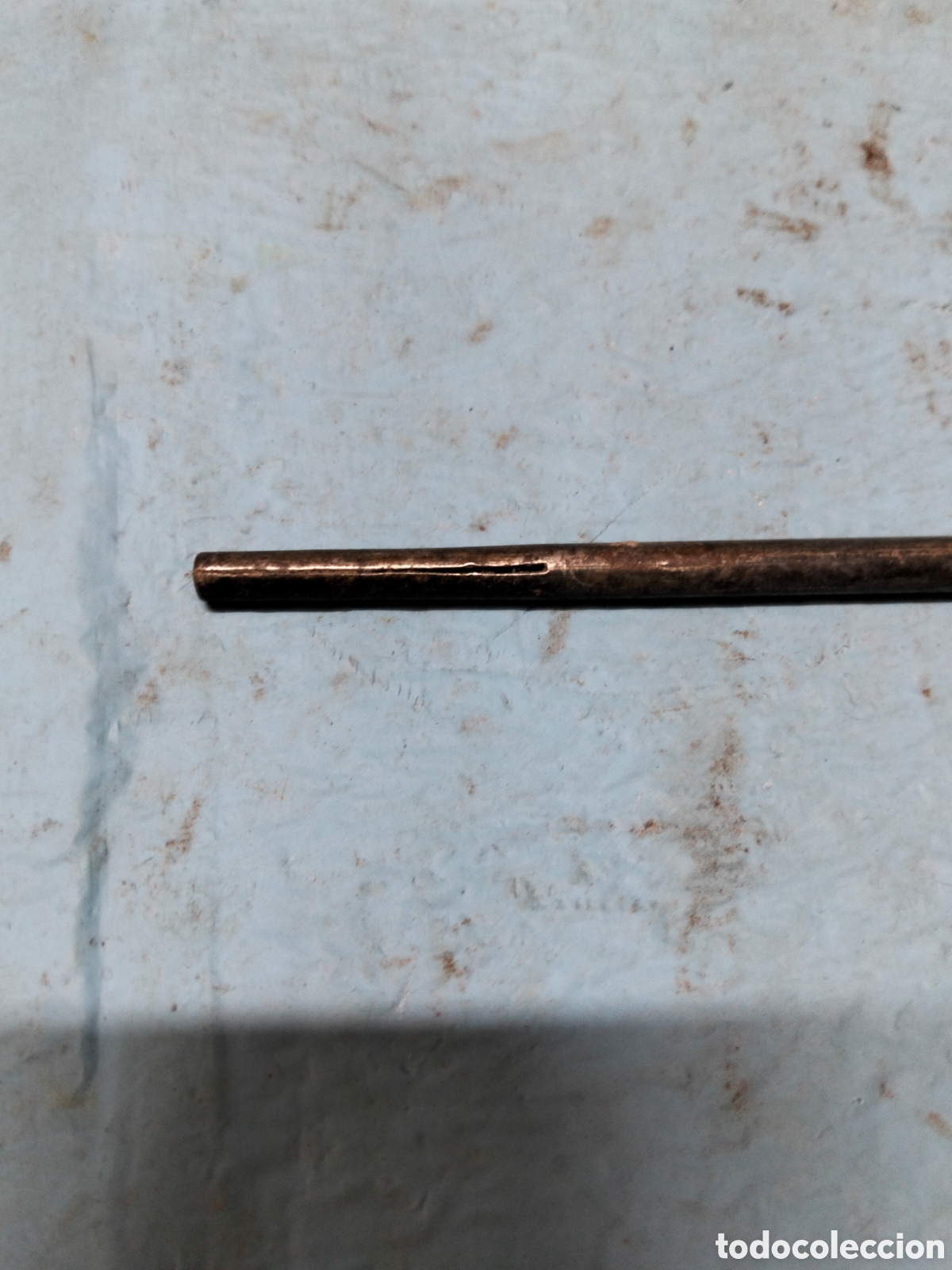 Coleccionismo: ANTIGUA Y ENORME LLAVE ABRELATAS - Foto 3