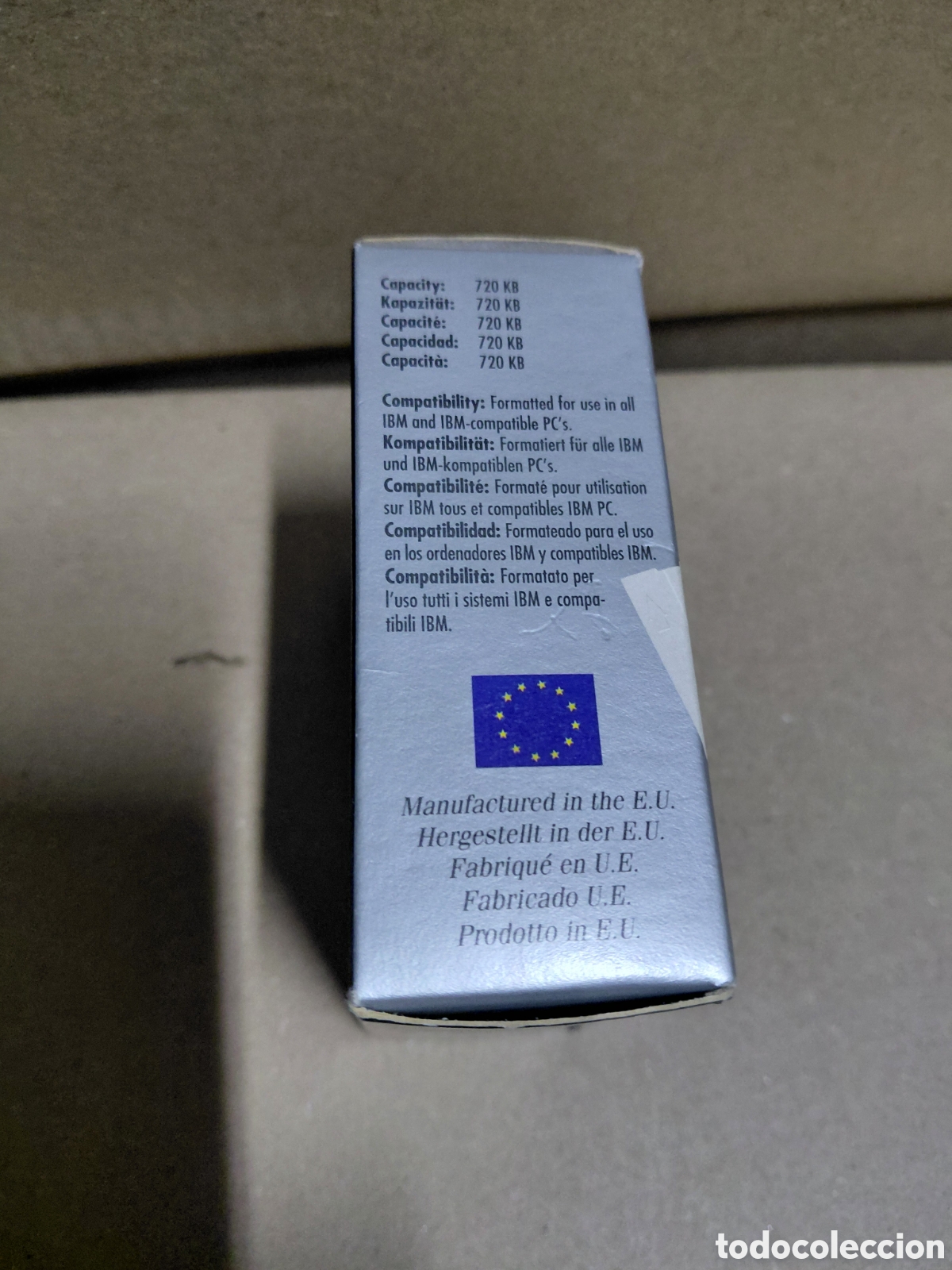 Coleccionismo: Caja de diskets 3.5 pulgadas parca kao - Foto 2