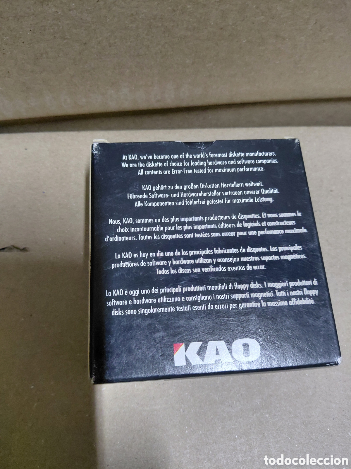 Coleccionismo: Caja de diskets 3.5 pulgadas parca kao - Foto 3