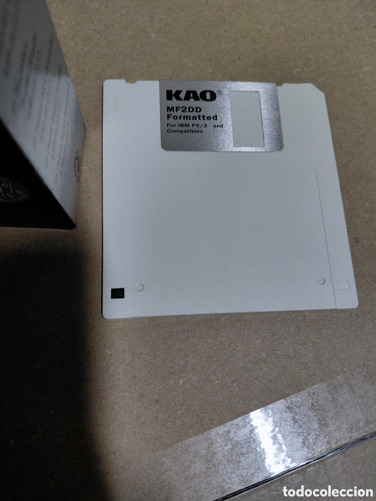 Coleccionismo: Caja de diskets 3.5 pulgadas parca kao - Foto 5
