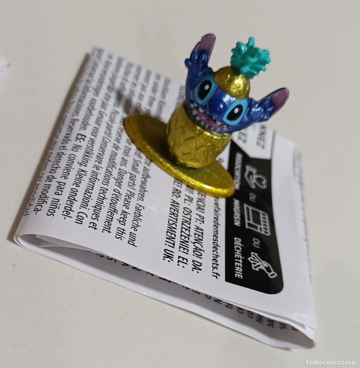 Coleccionismo: figura stitch metalica metal peana mu&ntilde;eco pi&ntilde;a disney