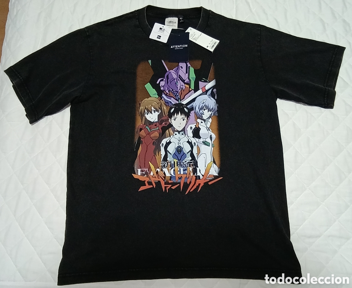 Coleccionismo: Camiseta GU x Evangelion talla M