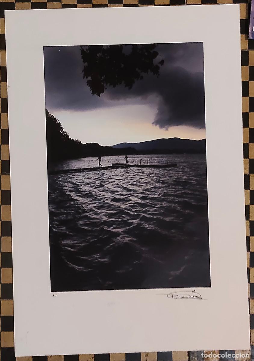 Coleccionismo: lamina numerada y firmada de una fotografia del cartel Festa Major de Banyoles