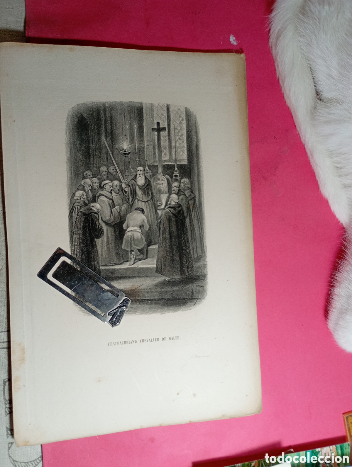 Coleccionismo: LAMINA B/N FIN XIX INICIO XX ''CHATEAUBRIAND CHEVALIER DE MALTE'' (frances)