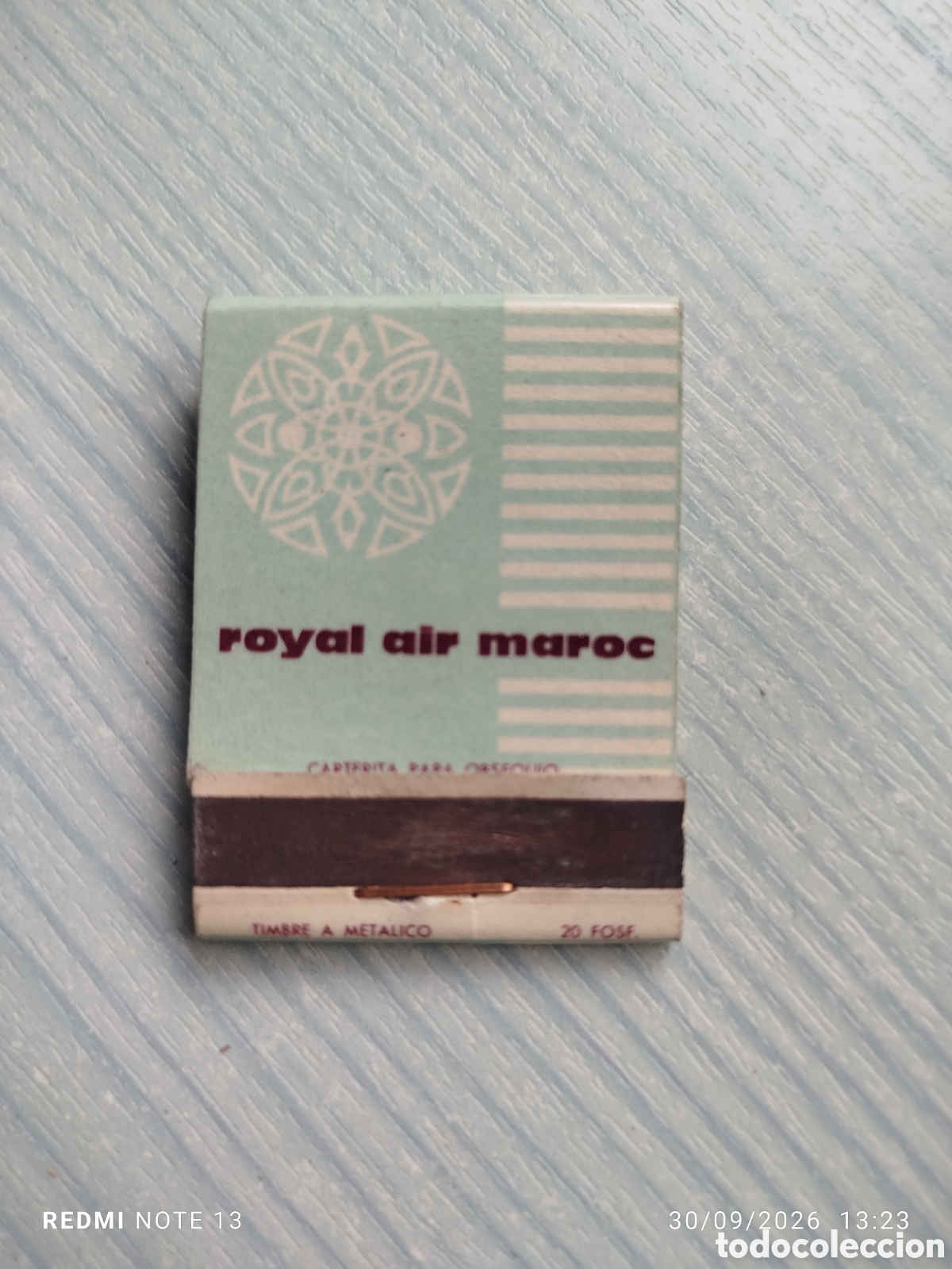Coleccionismo: Caja cerillas aerol&iacute;neas Royal Air maroc