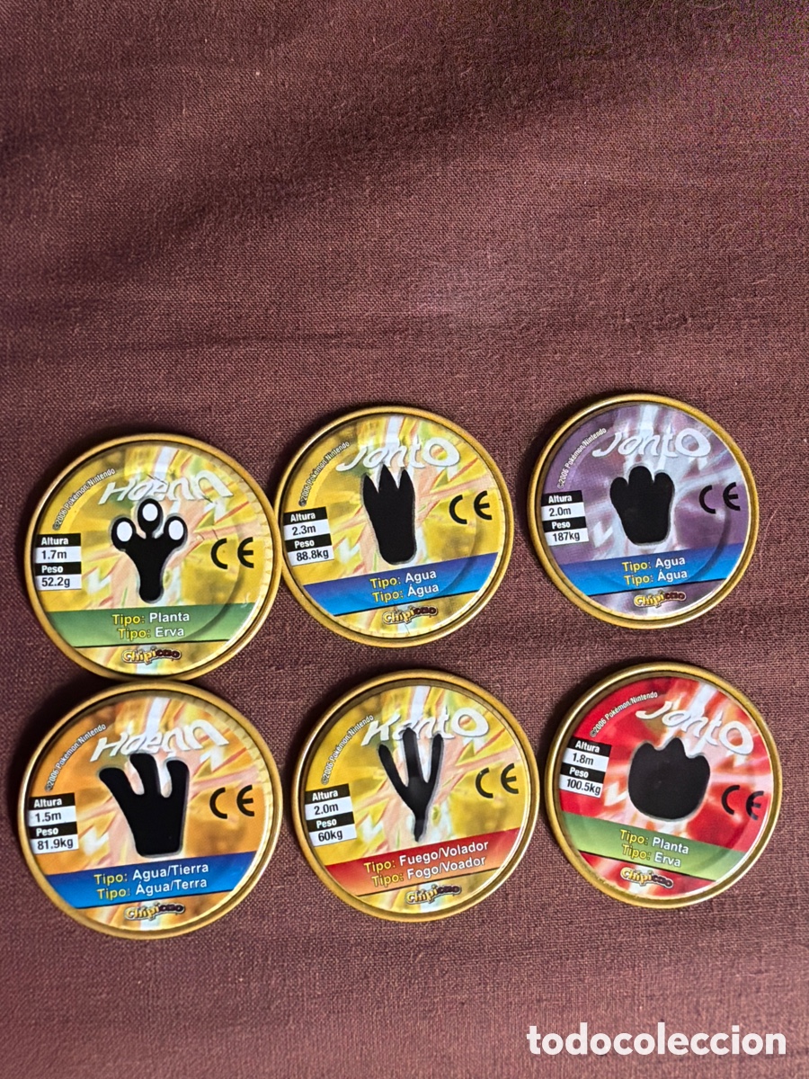 Coleccionismo: Lote 6 Pok&eacute;mon Master Tazos - Foto 2
