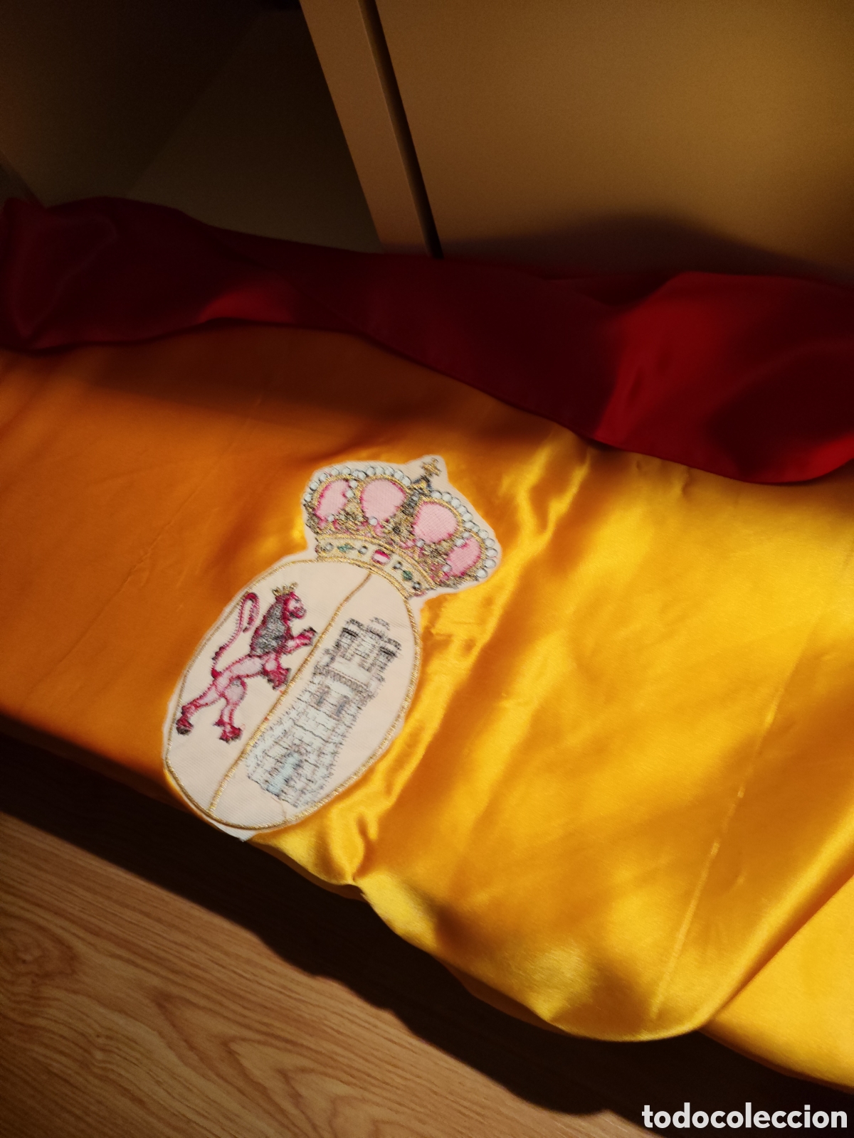 Coleccionismo: Bandera de Espa&ntilde;a bordada modelo 1785 - Foto 4
