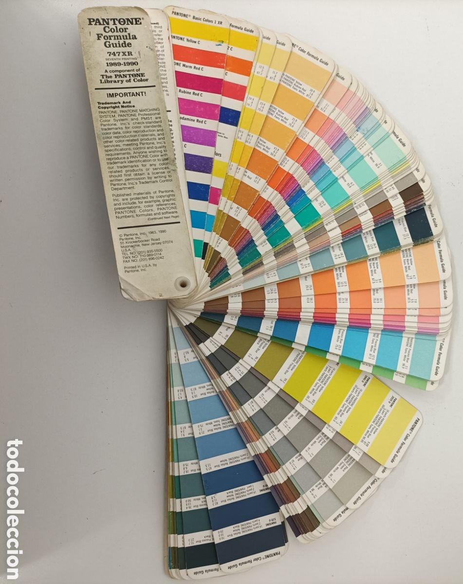 Collectionnisme: Carta Pantone 747XR (1989-1990)