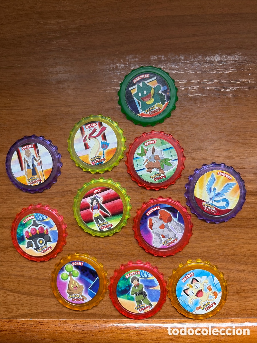 Coleccionismo: Lote 11 Pok&eacute;mon Chaps Chipicao 2007 &ndash; Battle Frontier &ndash; Articuno Milotic Meowth