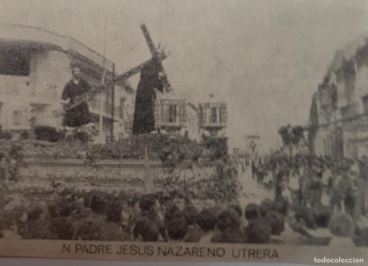 Coleccionismo: SEMANA SANTA UTRERA, 1970, NTRO. PADRE JES&Uacute;S NAZARENO ,RETAL PUBLICACION, 6X4 CM. APROX.