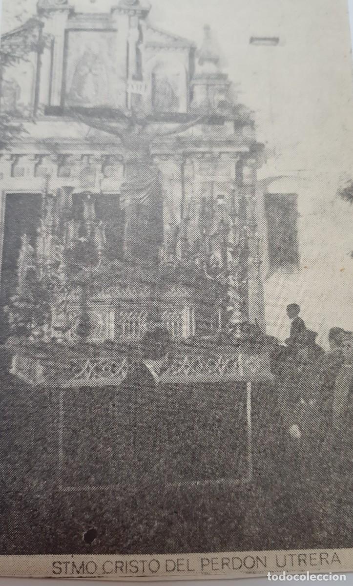 Coleccionismo: SEMANA SANTA UTRERA, 1970, STMO. CRISTO DEL PERD&Oacute;N ,RETAL PUBLICACION, 6X10 CM. APROX.