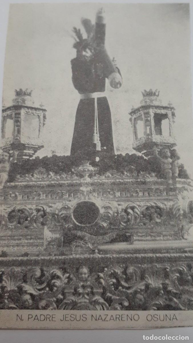Coleccionismo: SEMANA SANTA OSUNA, 1970, NTRO. PADRE JES&Uacute;S NAZARENO ,RETAL PUBLICACION, 6X10 CM. APROX.