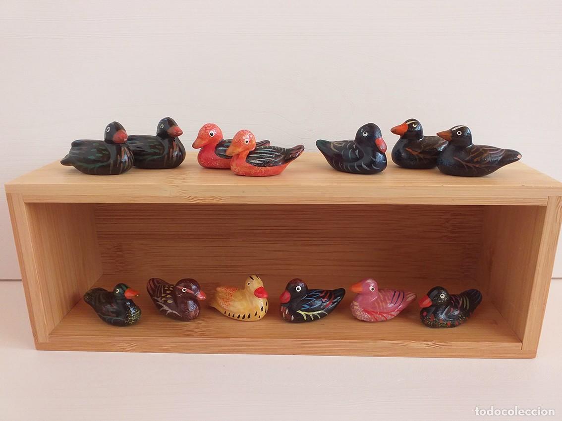 Coleccionismo: Lote de 13 miniaturas de Patos, ideal para mu&ntilde;eca Nancy o Barbie