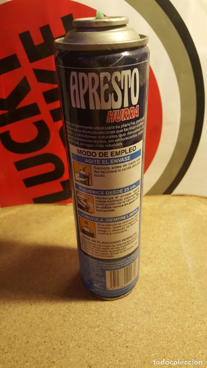 Coleccionismo: Antiguo envase/bote de Apresto Hurra - Foto 2