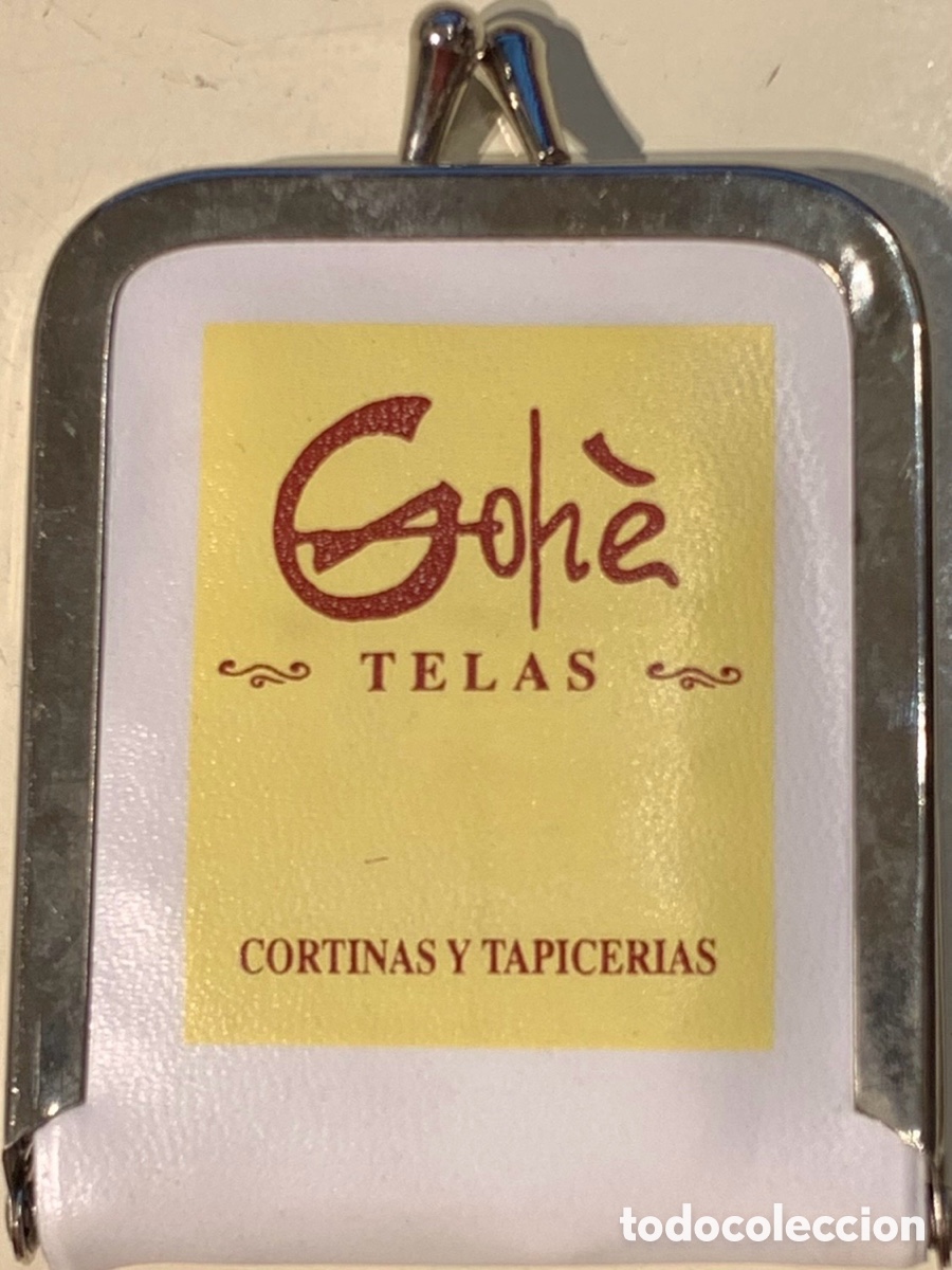 Coleccionismo: Costurero de bolso. Publicidad GOHE. Telas. Murcia. A&ntilde;os 90.