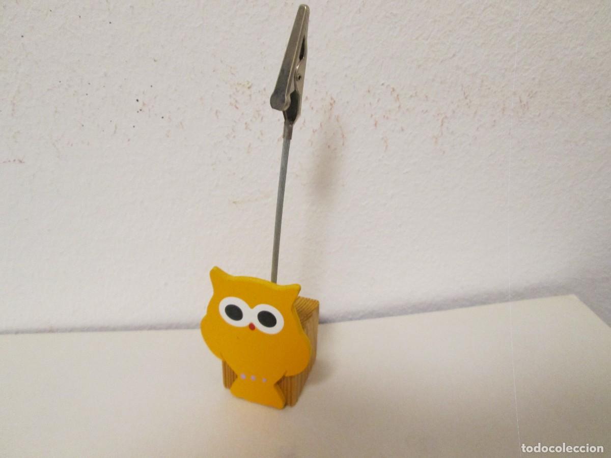 Coleccionismo: BUHO DE MADERA PORTA NOTAS