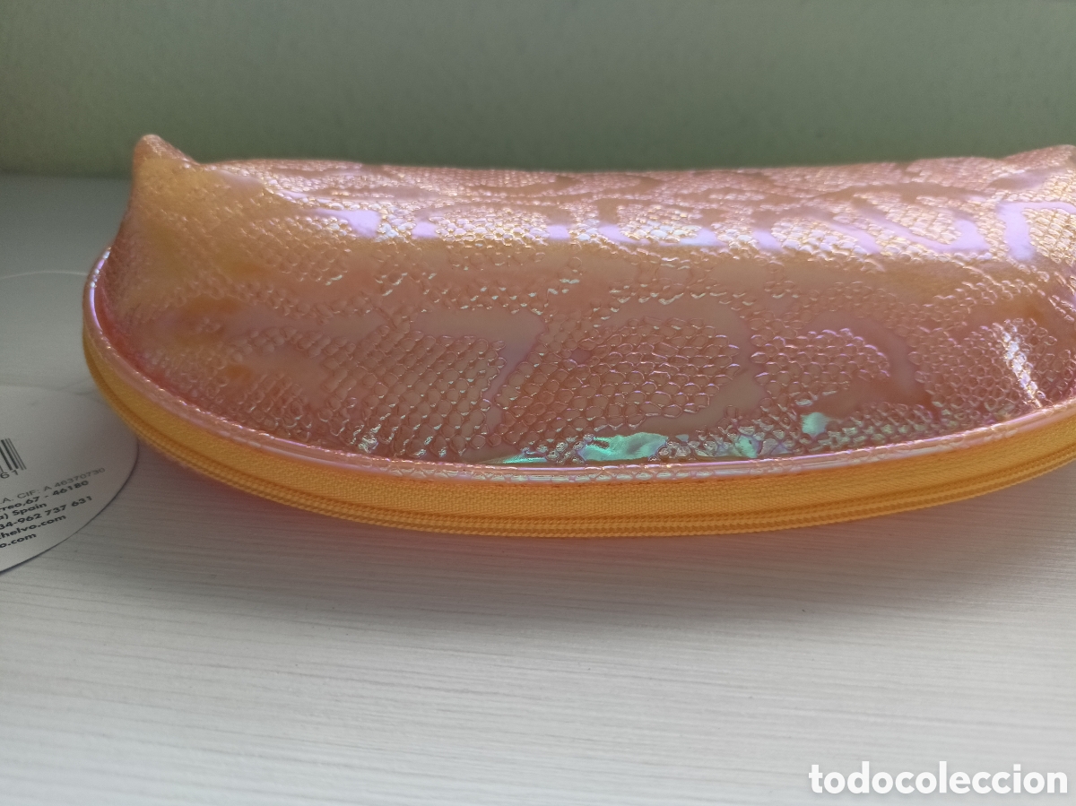 Coleccionismo: Estuche naranja piel . Nuevo - Foto 7