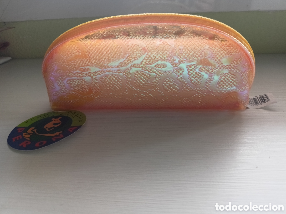 Coleccionismo: Estuche naranja piel . Nuevo - Foto 1