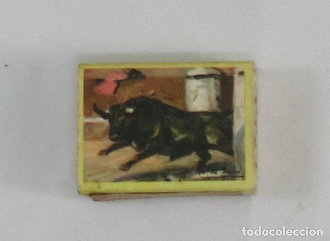 Coleccionismo: spanish matchbox from Spain; Circa 1950; Dimensions &ndash; 4.5cm x 3.5cm;