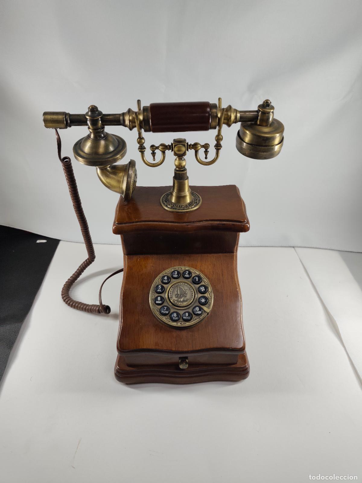 Collezionismo: telefono de madera coleccion confidan