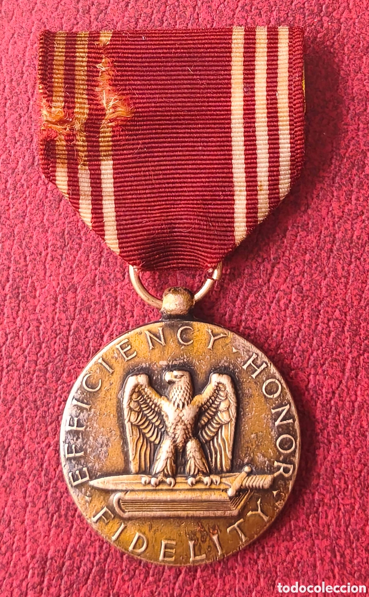 Coleccionismo: EEUU. Medalla. Buena conducta. II Guerra mundial