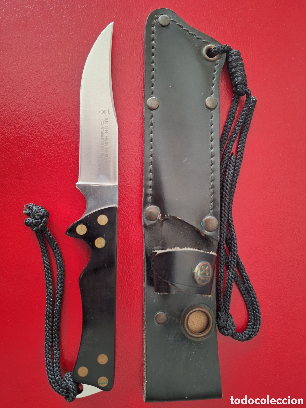 Coleccionismo: Cuchillo Aitor Hunter micarta negra - Foto 2