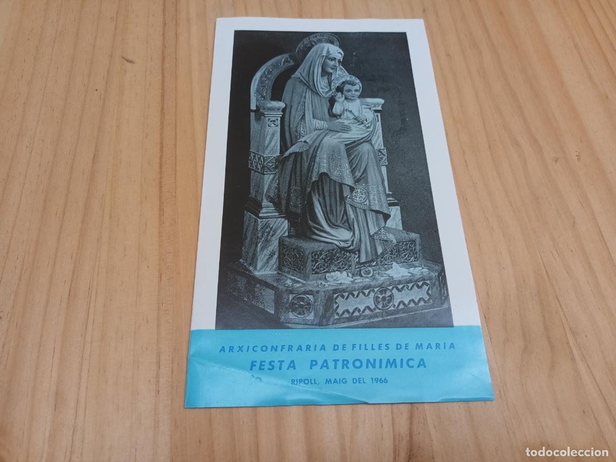 Coleccionismo: PROGRAMA ARXICOFRARIA DE FILLES DE MARIQ FESTA PATRONIMICQ RIPOLL 1966. ACTES DE TRIDU