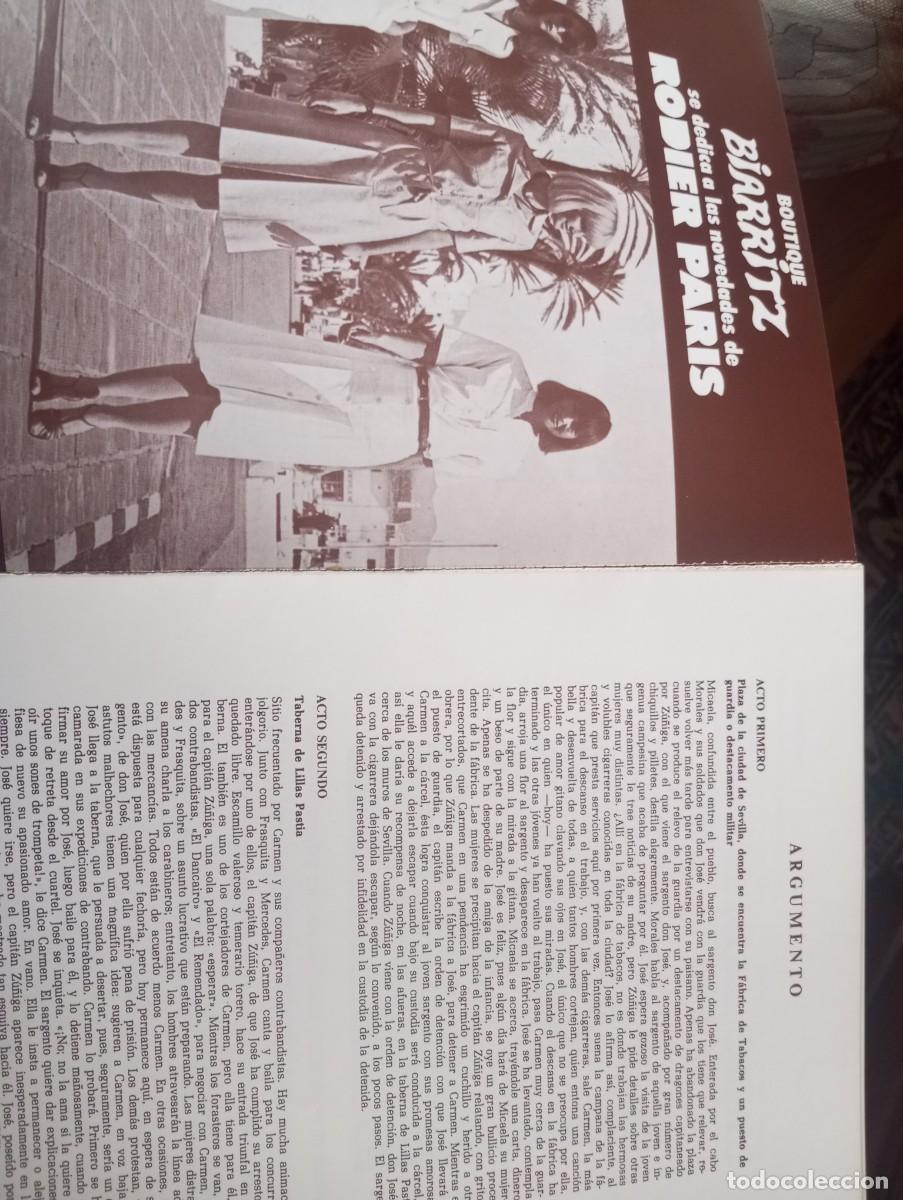 Coleccionismo: PROGRAMACI&Oacute;N DE OPERAS, 1972 VER FOTOS - Foto 3