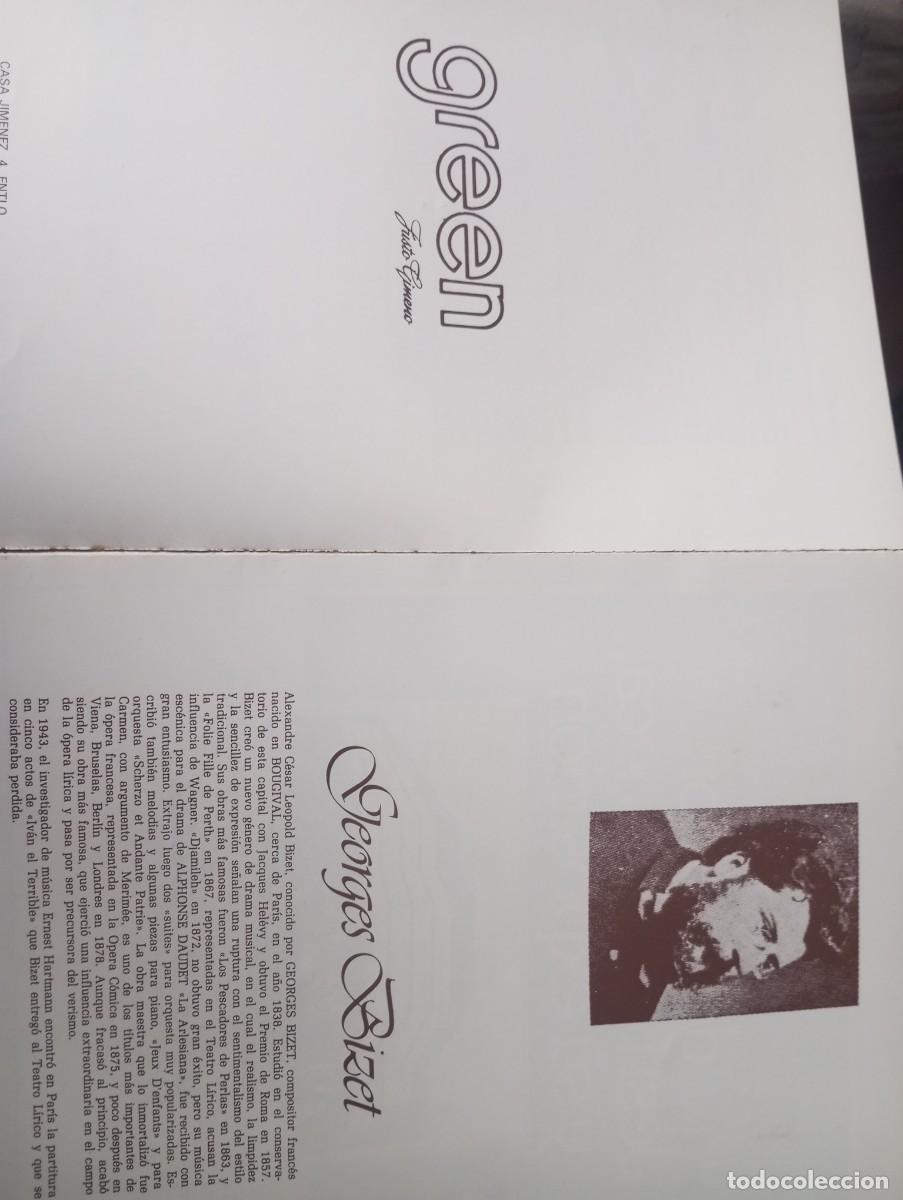 Coleccionismo: PROGRAMACI&Oacute;N DE OPERAS, 1972 VER FOTOS - Foto 5
