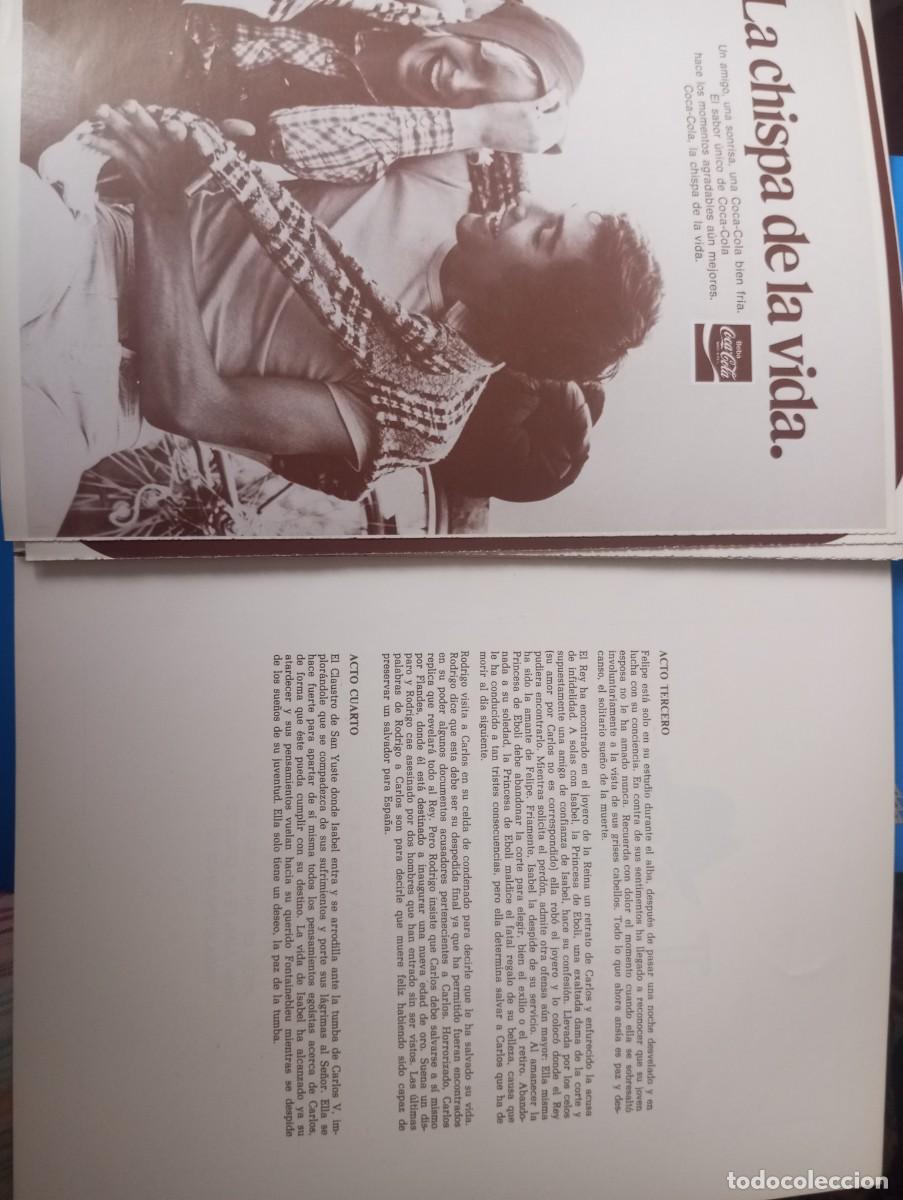 Coleccionismo: PROGRAMACI&Oacute;N DE OPERAS, 1972 VER FOTOS - Foto 8