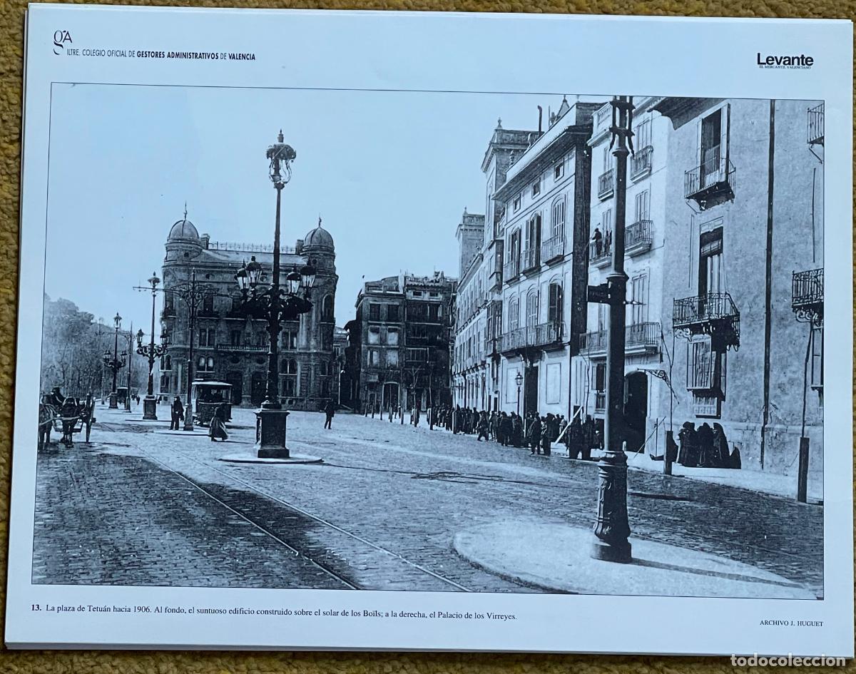 Coleccionismo: * VALENCIA EN EL RECUERDO * Plaza de Tetu&aacute;n hacia 1906 , a la derecha el Palacio de los Virreyes