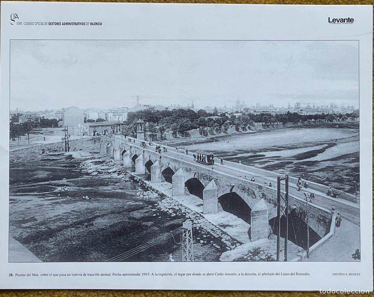 Coleccionismo: * VALENCIA EN EL RECUERDO * Puente del Mar, arbolado del Llano del Remedio - circa 1915