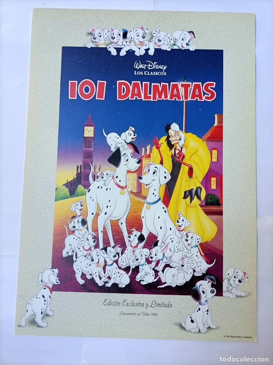 Coleccionismo: L&Aacute;MINA ORIGINAL WALT DISNEY. 101 D&Aacute;LMATAS. 36 X 28 CM. NUEVA.