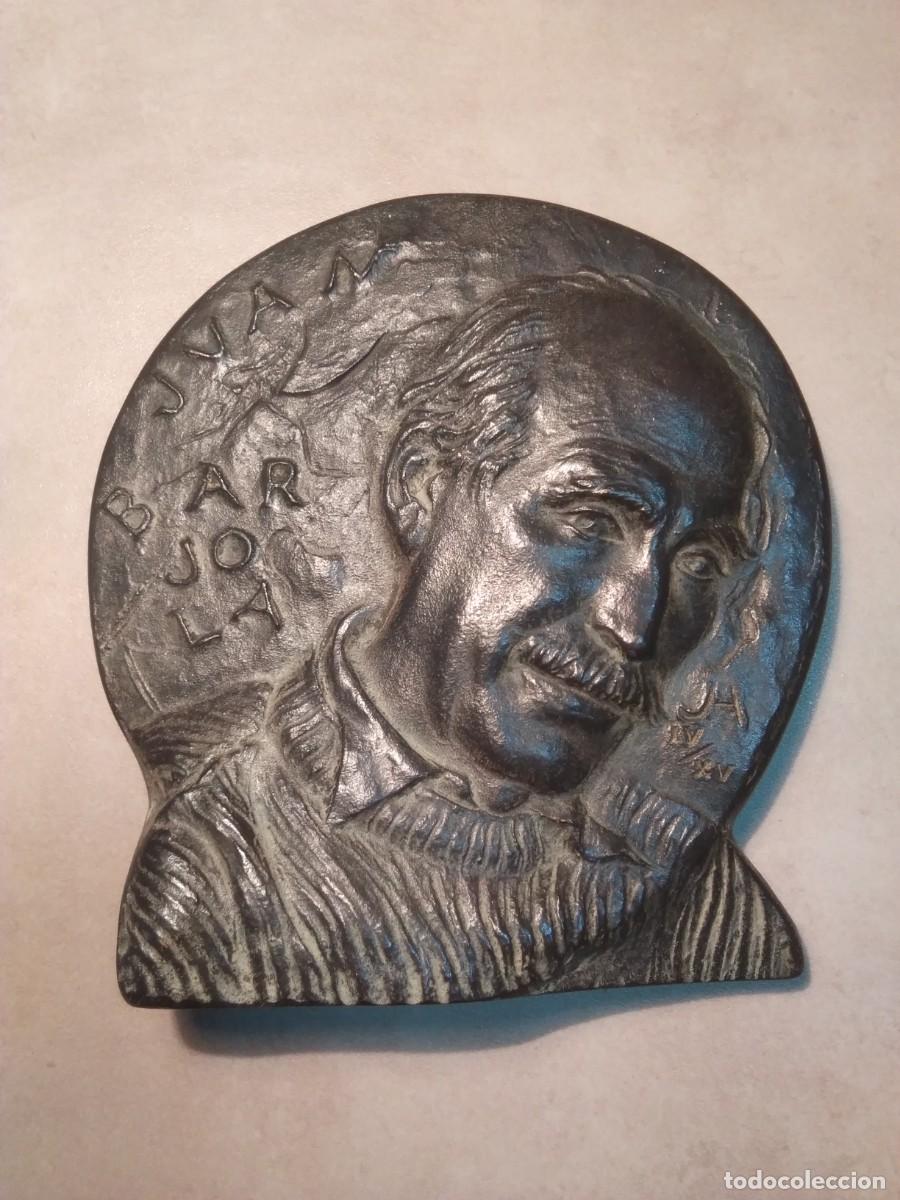 Coleccionismo: Medallon conmemorativo inauguraci&oacute;n Museo de Gij&oacute;n 1988 Juan Barjola