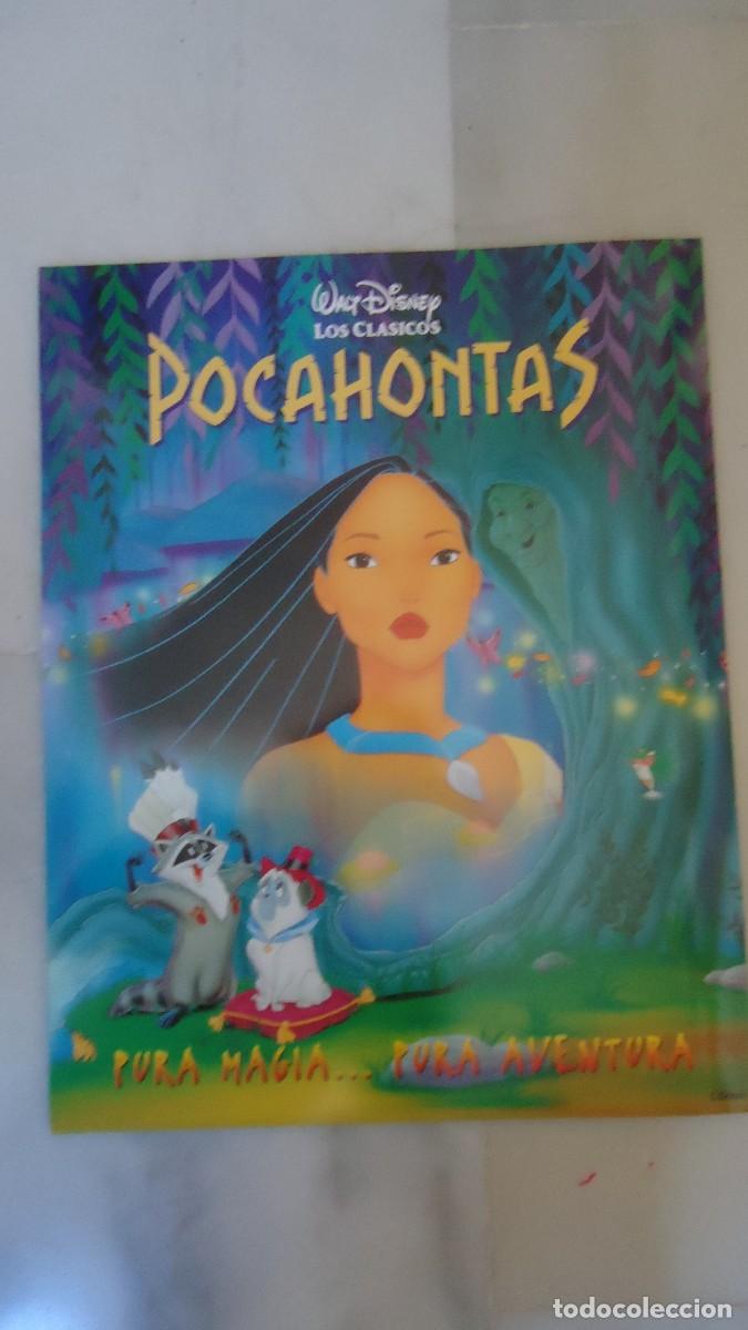 Coleccionismo: L&Aacute;MINA LITOGRAFIA ORIGINAL WALT DISNEY. POCAHONTAS, 40 X 32 CM. NUEVA.