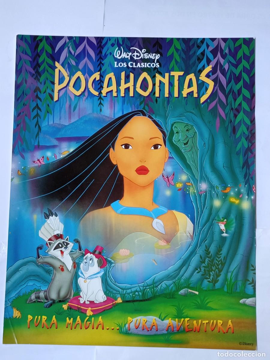 Coleccionismo: L&Aacute;MINA LITOGRAFIA ORIGINAL WALT DISNEY. POCAHONTAS, 40 X 32 CM. NUEVA.