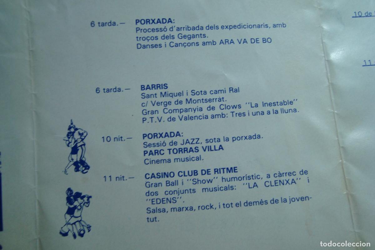 Coleccionismo: ANTIGUO PROGRAMA FIESTA MAYOR GRANOLLERS 1981. - Foto 4
